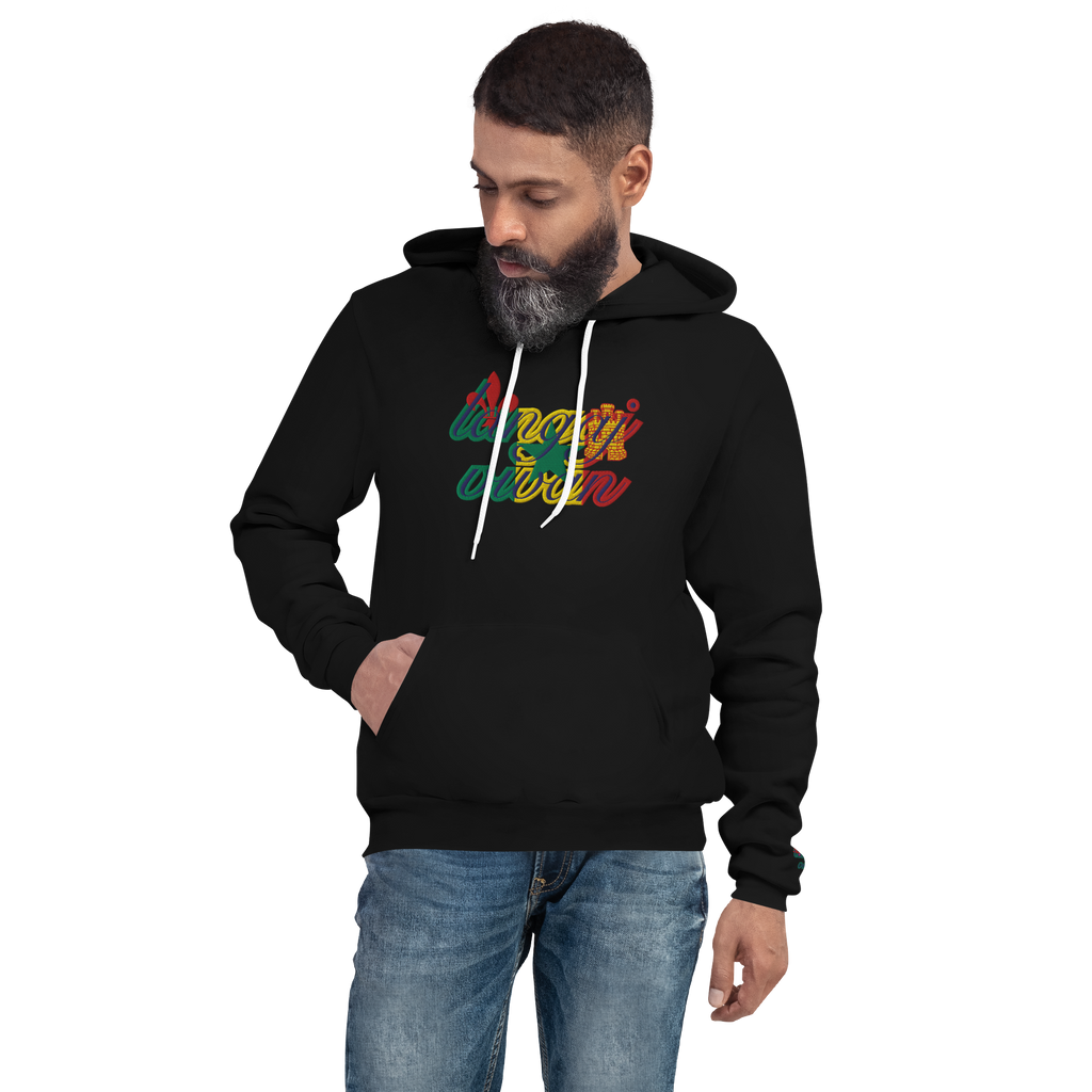 Langaj Vivan | embroidered full-length hoodie