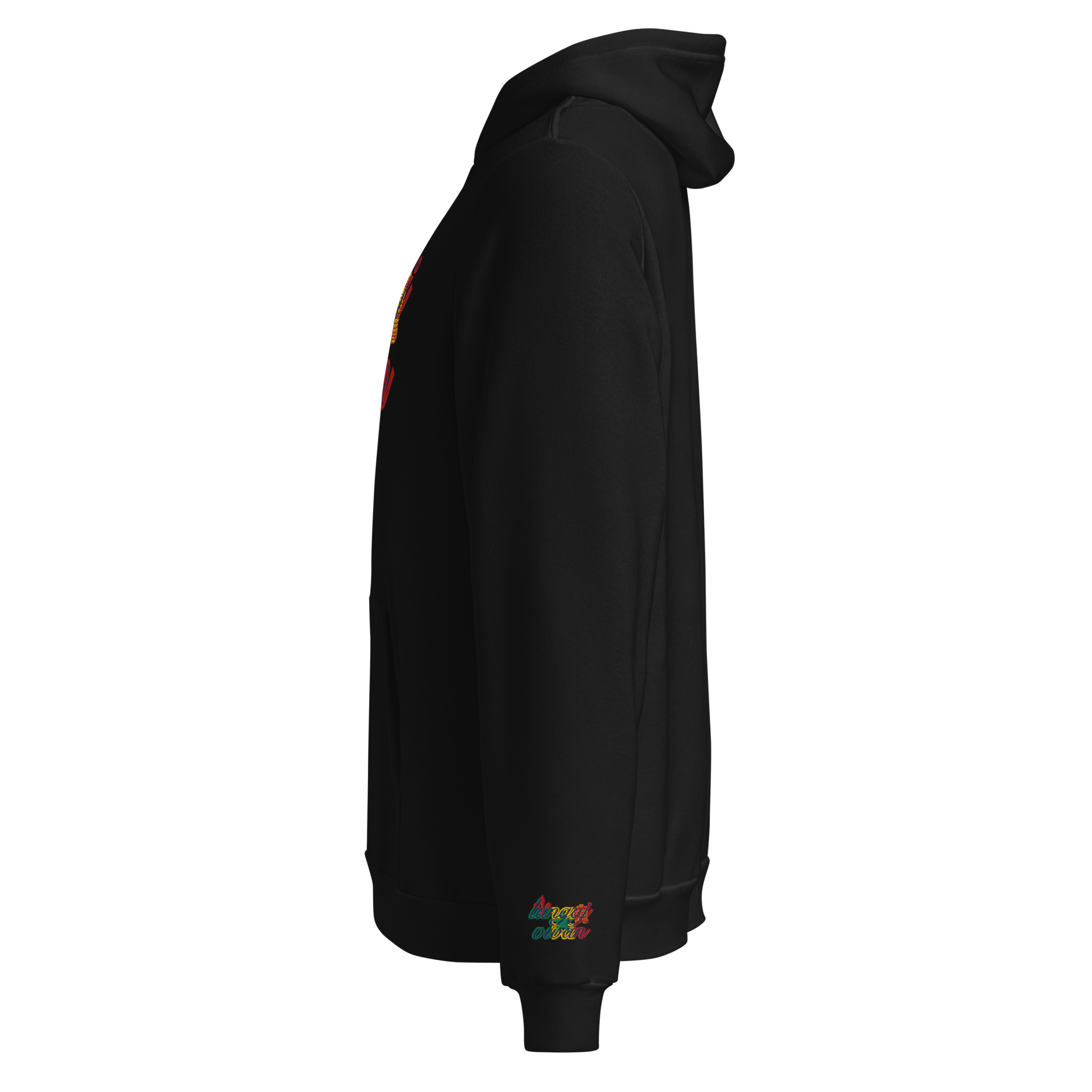 Langaj Vivan | embroidered full-length hoodie