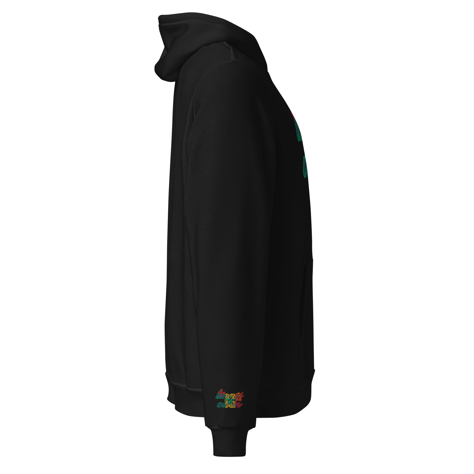 Langaj Vivan | embroidered full-length hoodie