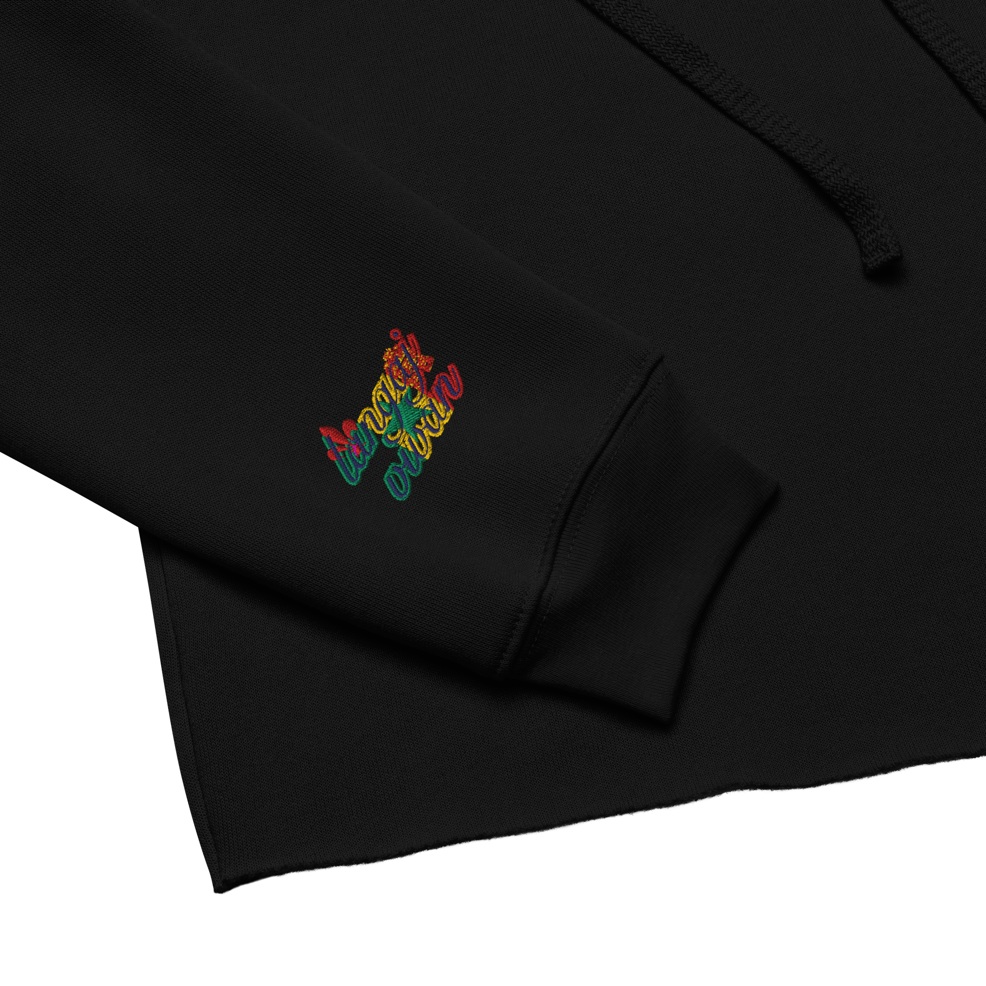 Langaj Vivan | embroidered crop hoodie